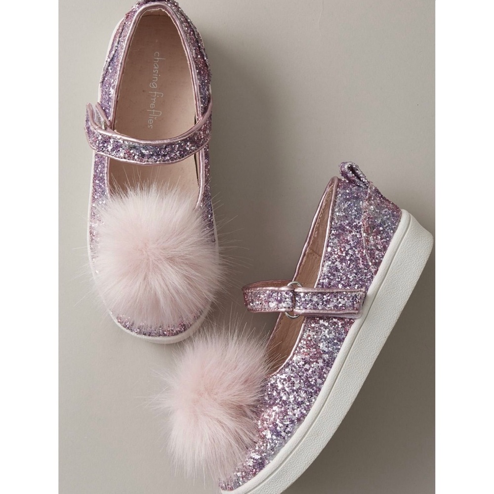 Girls Puff Sneaker Mary Janes - Silver - Picture 4 of 4